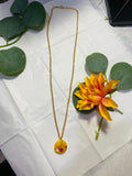 Votar Dorado con Flores Preservadas